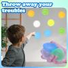 12pcs 2.4in Lumi Balls,Dream Balls,Glow in The Dark Sticky Ball That Stick to The Ceiling,Elevated Stress Balls for Kids and Adults,Stocking Stuffers,ASMR Cool Stuff for Teens view 4