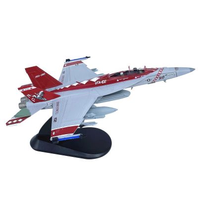 DAGIJIRD Simulation Alloy Aircraft Model 1:100 US Navy F/A-18 Super Hornet Strike Fighter VFA-102 Diamondbacks Model