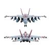 DAGIJIRD Simulation Alloy Aircraft Model 1:100 US Navy F/A-18 Super Hornet Strike Fighter VFA-102 Diamondbacks Model view 2