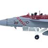 DAGIJIRD Simulation Alloy Aircraft Model 1:100 US Navy F/A-18 Super Hornet Strike Fighter VFA-102 Diamondbacks Model view 3