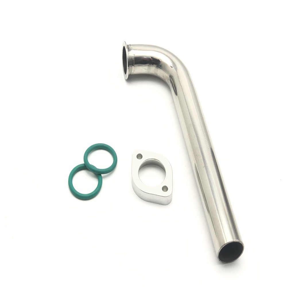 RC Boat Exhaust Pipe 90 Degree or 100 Degree Header for Zenoah CY RCMK Marine Gas Engine G260 G270 G290 PUM CompatibleX11 Parts(100 Degree)