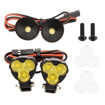 RC Car Spotlight Kits for Vanquish H10 Optic Sparco Yokohama RTR 1/10 RC Car Lights Spotlight Kit RC Crawler Upgrades Parts