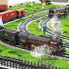 ABS Electric RC Train Set Model, Christmas Train Set Model with Carriage and Long Track,Great STEM Gifts and Desk Decorations for Teens and Adults (Model 62904B) view 2