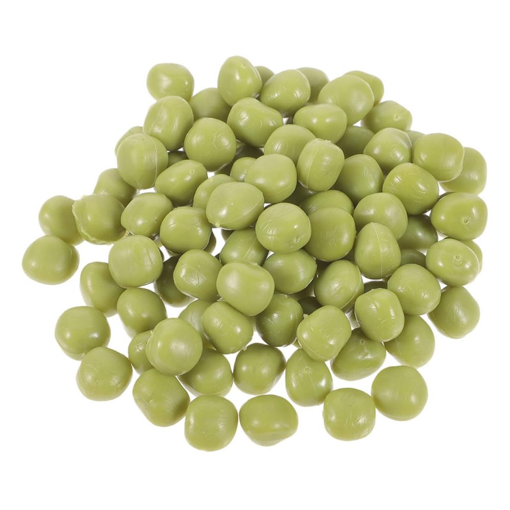STOBAZA 50pcs Lifelike Fake Peas Vegetable Model for Home Decor Realistic Food Props for Kitchen Party