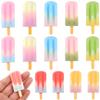 14Pcs Fake Ice Cream, Realistic Simulation Fake Ice Cream Props Resin Food Popsicles Model view 1