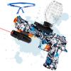 Electric Gel Ball Blaster Pistol for Teens  Automatic Orby Gel Gun with Laser Sight & Goggles, Top-Loading Design, Outdoor Backyard Team Games Toy, Gift for Ages 14+ (Desert Eagle Style, Blue Skull) view 1