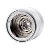 TCRC 4PCS Aluminum TRX4MT Beadlock Wheels Hubs for TRX-4MT F-150 K10 1/18 Scale Monster Truck,Chrome view 2