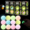 12pcs 2.4in Lumi Balls,Dream Balls,Glow in The Dark Sticky Balls That Stick to The Ceiling,Stress Relievers Stress Balls for Kids and Adults,Elevated Balls,ASMR Cool Stuff for Teens,Stocking Stuffers view 1