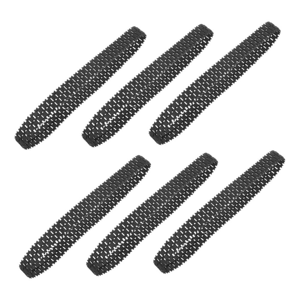 JOINPAYA 6pcs Shock Absorbing Rubber Tank Tracks Replacement for DIY Vehicles Easy Installation for Enhanced Model Performance