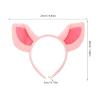 FAVOMOTO Plush Pig Ears Headband, Halloween Animal Ears and Horns Fancy Dress up Performance Prop for Halloween Carnival Theme Party Cosplay view 2