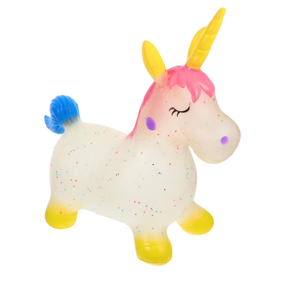 Abaodam Inflatable for Toddlers Safe Thickened Riding Toy Hopping Bouncing Unicorn Toy for Boys and Girls