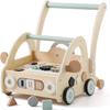 Wooden Baby Walker, Baby Push Walker, Montessori Wooden Walkers for Babies, Baby Walkers for Boys and Girl view 1