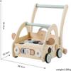 Wooden Baby Walker, Baby Push Walker, Montessori Wooden Walkers for Babies, Baby Walkers for Boys and Girl view 2
