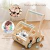 Wooden Baby Walker, Baby Push Walker, Montessori Wooden Walkers for Babies, Baby Walkers for Boys and Girl view 3