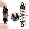 1/18th Aluminum RC Car Shocks 42mm Extended Shock Absorber Damper for 1:18 FMS LC80 FCX18 RC Crawler Car (Black) view 2