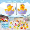 24 Pack Rubber Ducks Jeep Ducking with a Bag- 2" Easter Assortment Duckies for Jeep Duck Easter Themed Cruise Duck for Pool, Party Favors, Birthday Gifts, Classroom Incentives, Kids Water Bath Toys view 2