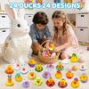 24 Pack Rubber Ducks Jeep Ducking with a Bag- 2" Easter Assortment Duckies for Jeep Duck Easter Themed Cruise Duck for Pool, Party Favors, Birthday Gifts, Classroom Incentives, Kids Water Bath Toys view 3