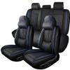 QUFEI Full Set Seat Cover for Acura RL/RLX/RLX Sport Hybrid/TL/TLX/TSX/ZDX,Leather Car Seat Covers,Waterproof Automobile Seat Protectors(Black Blue,Deluxe) view 1