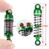 1/18th Aluminum RC Car Shocks 42mm Extended Absorber Damper for 1:18 FMS LC80 FCX18 RC Crawler Car (Green) view 2