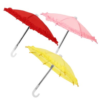 CATIEBYE Miniature Umbrella Adorable Toy for Boys and Girls Lightweight Plaything for Cognitive Development Random Colors for Layout Prop