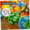 POPETPOP Colorful Raffle Balls Set for Party Games 1-50 Numbered High Elasticity Plastic Lottery Balls for Entertainment Activities view 2