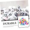 POPETPOP Colorful Raffle Balls Set for Party Games 1-50 Numbered High Elasticity Plastic Lottery Balls for Entertainment Activities view 4