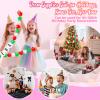 137Pcs DIY Giant Friendship Bracelet in My Birthday Era Banner Birthday Banner Famous Singer Customizable Garland Decor Foam Circles Ball Plastic Balls DIY Supplies(Red Green Pearl White) view 2