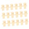 HOMOBABE Adorable Mini Bear Plush Toy Cute 18-Piece Bear Figurines Hanging Pendants for Boys and Girls for Bag Supplies and Party Decorations view 1