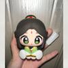 3pcs Xie Lian Figure Hua Cheng Statue Mini Anime Cake Topper, 8cm Xie Lian Look up Figure Model, Handmade Desktop Decoration Collectible Gifts view 3