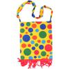 hzzsbu Clown Shoulder Bag, Halloween Clown Cosplay Costume Accessories, Clown Crossbody Bag Clown Props Circus Accessories for Halloween Carnival Party view 1