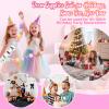 137Pcs DIY Giant Friendship Bracelet in My Birthday Era Banner Birthday Banner Famous Singer Customizable Garland Decor Foam Circles Ball Plastic Balls DIY Supplies(Macaron) view 2