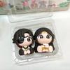 2pcs Xie Lian Figure Hua Cheng Statue Mini Anime Cake Topper, 8cm Xie Lian Look up Figure Model, Handmade Desktop Decoration Collectible Gifts view 3