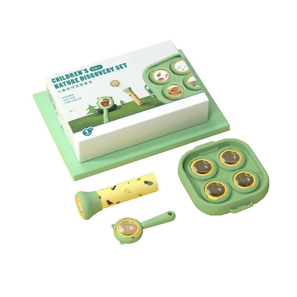 EUKVYQPX Kid's Nature Exploration Set - Nature Collector, Outdoor Insect, Plant and gem Collector