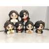 6pcs Xie Lian Figure Hua Cheng Statue Mini Anime Cake Topper, 8cm Xie Lian Look up Figure Model, Handmade Desktop Decoration Collectible Gifts view 2
