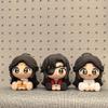 6pcs Xie Lian Figure Hua Cheng Statue Mini Anime Cake Topper, 8cm Xie Lian Look up Figure Model, Handmade Desktop Decoration Collectible Gifts view 3