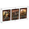 3 Acrylic Magnetic Card Holders, Premium Screwdown Frames for Trading, TCG, and Sports Cards Display view 1