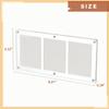 3 Acrylic Magnetic Card Holders, Premium Screwdown Frames for Trading, TCG, and Sports Cards Display view 2