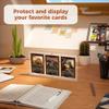 3 Acrylic Magnetic Card Holders, Premium Screwdown Frames for Trading, TCG, and Sports Cards Display view 3