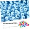 GRIRIW Colorful Raffle Balls Set for Party Games High Elasticity Numbered Balls 1-50 for Fun Activities for Family Gatherings and Events view 2