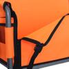 3-in-1 Folding Utility Wagon with Bench Seat, 500 lbs Capacity, 9"x4" All-Terrain Beach Tires, Perfect for Camping & Beach (Orange) view 4