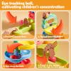 Ponilyer Children's Pitching Toys, Hammer Hitting Competitive Counting Mode Track Sliding Toys for Toddlers Kids Aged 1-5 view 2