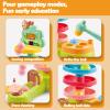 Ponilyer Children's Pitching Toys, Hammer Hitting Competitive Counting Mode Track Sliding Toys for Toddlers Kids Aged 1-5 view 3