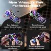 4 in 1 Fidget Gun Metal Toy Shoot+ Spinner+ Ratchet+ Slider Finger Fidget Toys for Adults EDC ADHD Focus Anxiety Stress Relief Boredom Office Cool Executive Desk Toy (Colorful) view 4