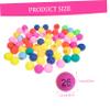 Parliky 60pcs Smooth Plastic Lottery Balls Great for Entertainment Games Raffle Draw Decorations view 2