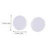 EPIGEIST 100Pcs White Flat Ring Bell Boxes for Babies Plastic Rattle Toy Accessories for Infant Development and Playtime view 2
