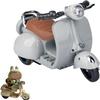 Scooter Toy for Labubu Toy with Light and Music, Cute Have a Seat for Labubu Accessories, Interactive Toys Desktop Decor for Doll Collectors (Gray) view 1