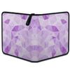 Kuquteed Abstract Triangle Trading Card Binder 9 Pocket 900 Cards Holder Collector Album with 50 Removable Sleeves Gifts for Boys Girls Purple Geometric Game Sports Cards view 2