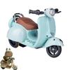 Scooter Toy for Labubu Toy with Light and Music, Cute Have a Seat for Labubu Accessories, Interactive Toys Desktop Decor for Doll Collectors (Blue) view 1