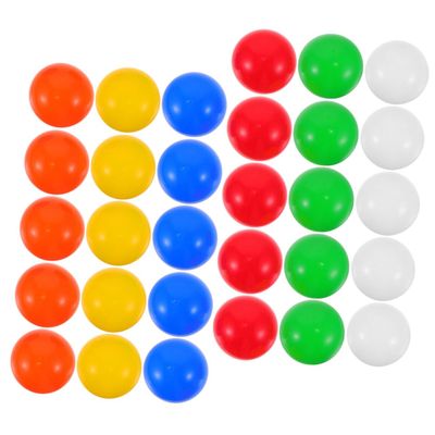 MUCKLILY 30pcs Openable Lottery Balls for Party Games Plastic Seamless Game Props for Raffles and Activities Fun Entertainment Balls for Boys and Girls and Adults
