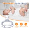 6 Pack Replacement Nipples Compatible with Dr Brown Wide Bottle, Silicone Nipples for Bottle, BPA-Free, Durable and Soft Nipple (L, Fast Flow) view 2